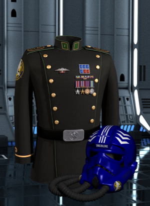 Uniform of CPT Elwood “]MERLIN[” Wells