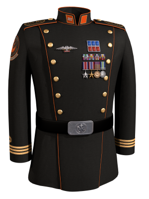 Uniform of COL Sylas Pitt