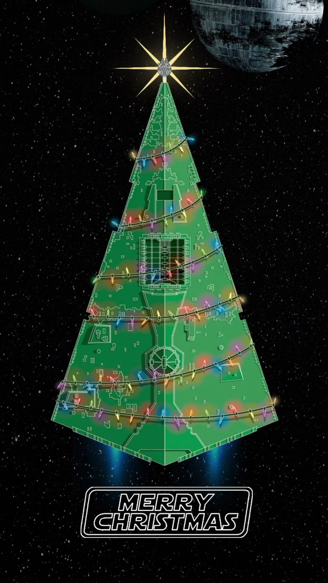 Star Destroyer Christmas Tree