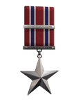 Iron Star with Platinum Ribbon