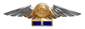 TIE Corps Imperial Pilot Flight Wings - 
                13th Echelon