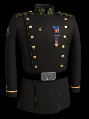 Uniform of LT Shoma Nav’aal
