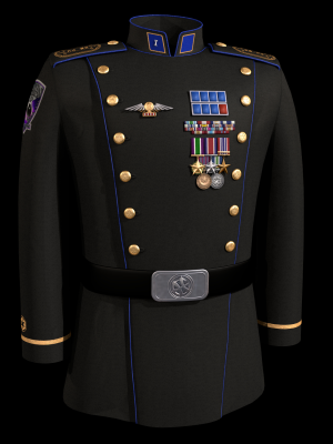 Uniform of MAJ Richlet