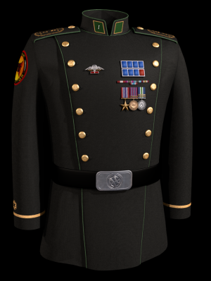 Uniform of MAJ Erryc Lasitter