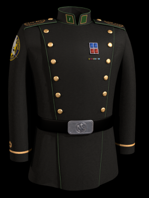 Uniform of LT Alexsandyr Blackwölfe