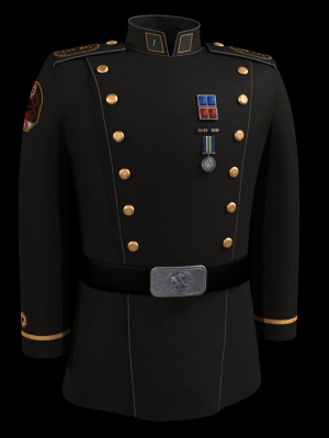 Uniform of LT Kryysta Calthranus