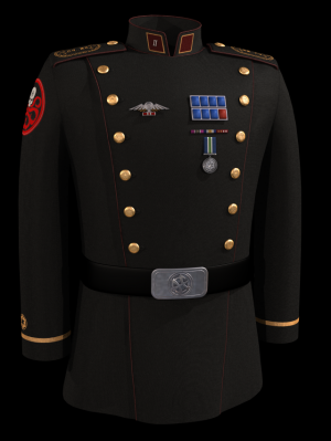 Uniform of MAJ Marcus Caine