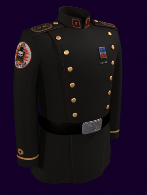 Uniform of LT Zarroc Darkblade