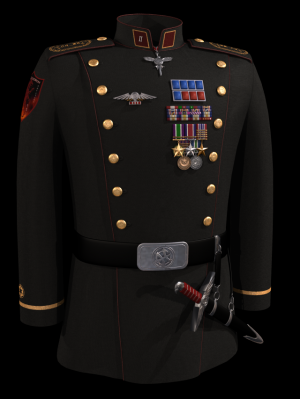 Uniform of COL Hawkins